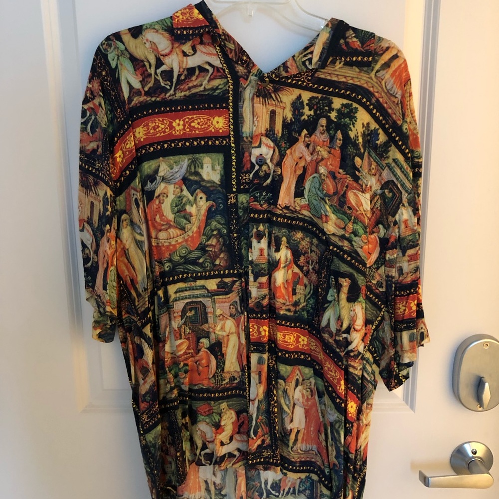 Silk Button Down